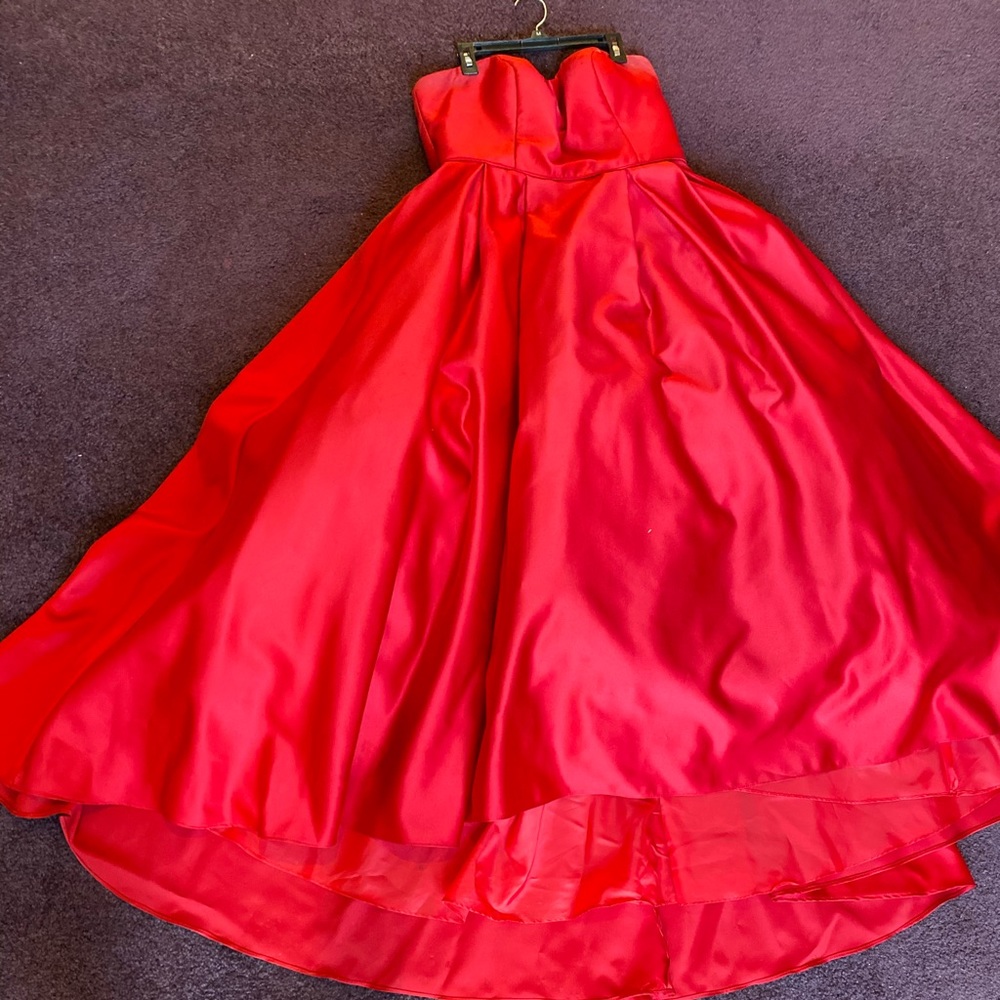 Strapless prom dress. Size 14